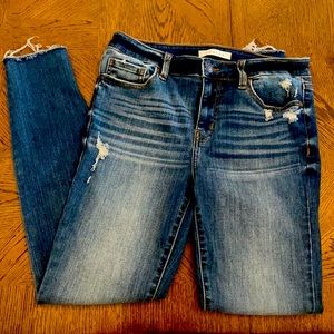 Eunina distressed skinny jeans